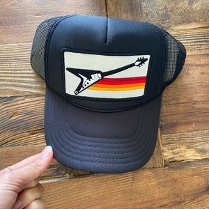 RARE Aviator Nation Gibson Flying V Trucker Hat